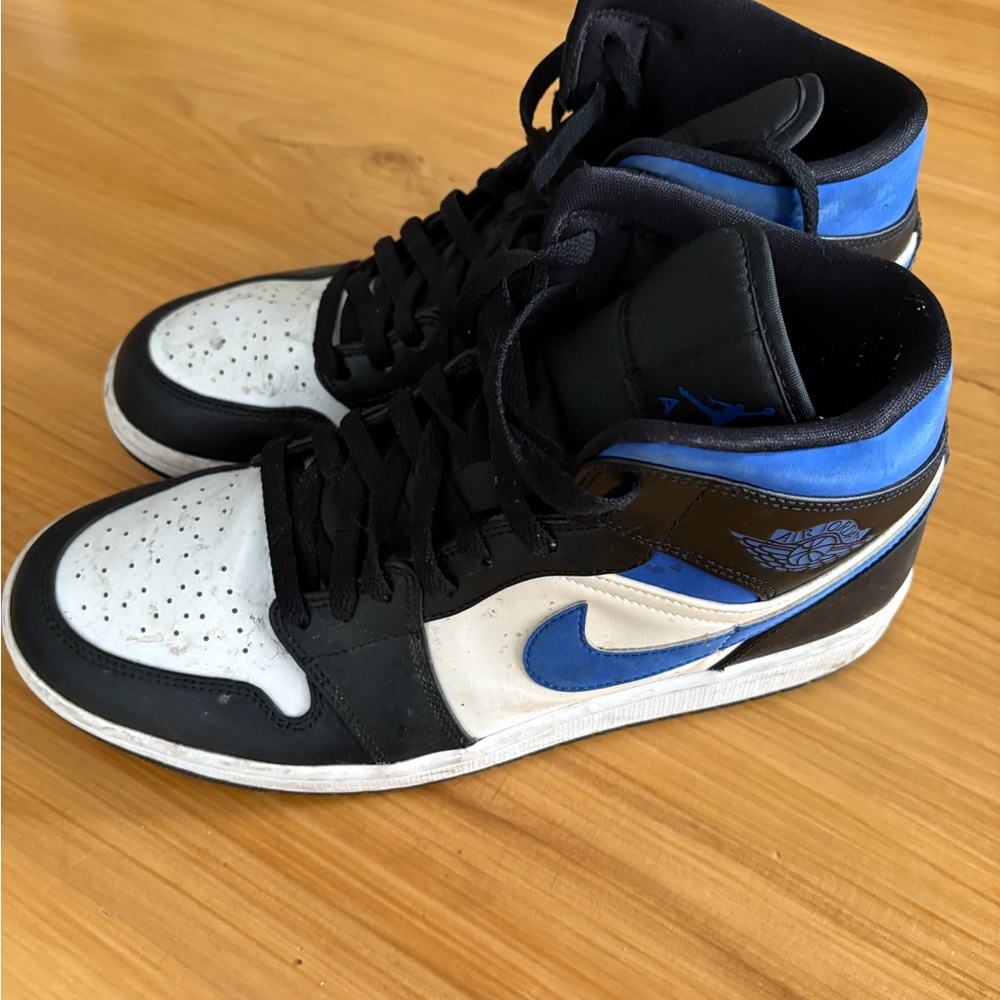 Nike Men's Nike Mid Air Jordan Racer Blue Sneakers 10.5